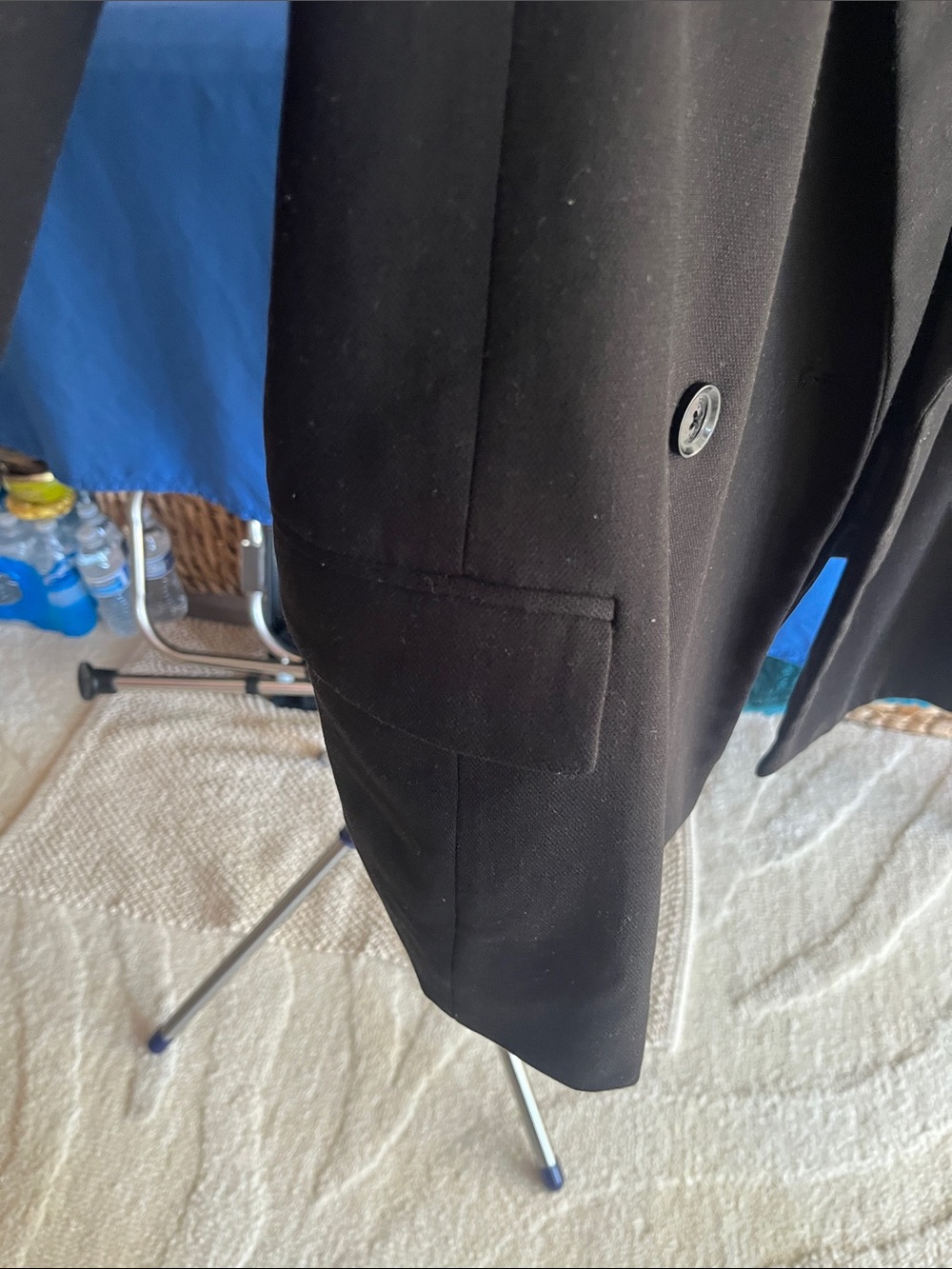 Banana Republic Black Double-Breasted Women's Blazer - Picture 4 of 7